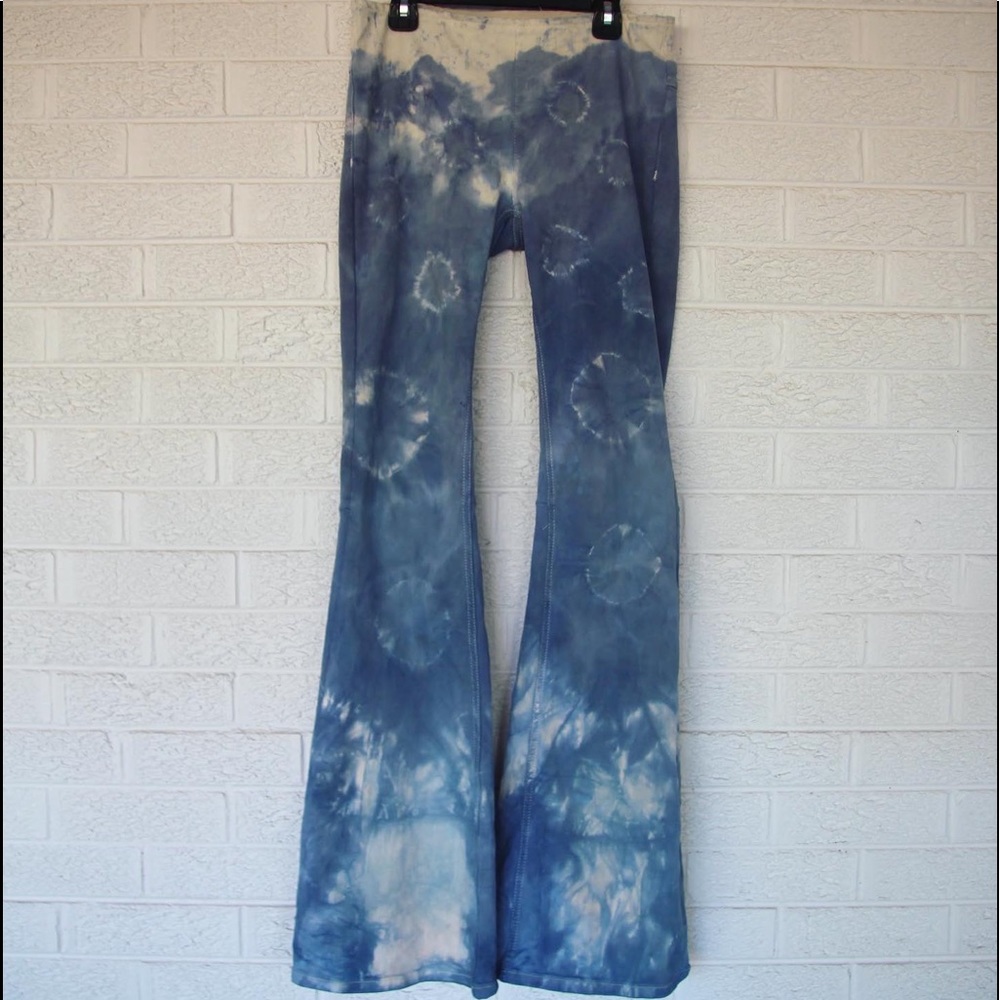 Tie Dye Free People Flare Jeans sz 27 R